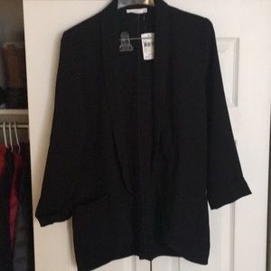 Causal Female Black Blazer